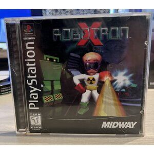 Robotron X Sony Playstation 1 PS1 MINT condition COMPLETE+reg card!
